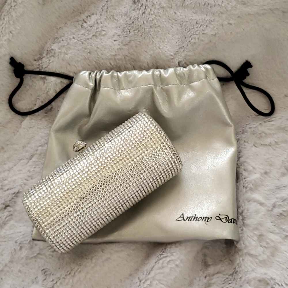 Anthony David Swarovski crystal clutch